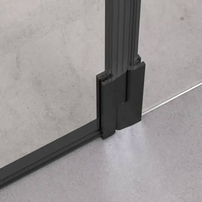 Sprchový kút Bravo 100x80x195 black,4