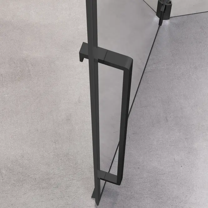 Sprchový kút Bravo 100x80x195 black,5