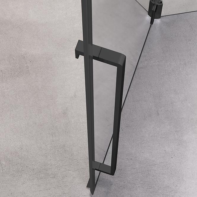 Sprchový kút Bravo 100x80x195 black,5