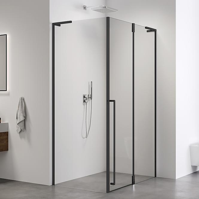 Sprchový kút Bravo 100x80x195 black,6
