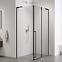 Sprchový kút Bravo 100x80x195 black,6