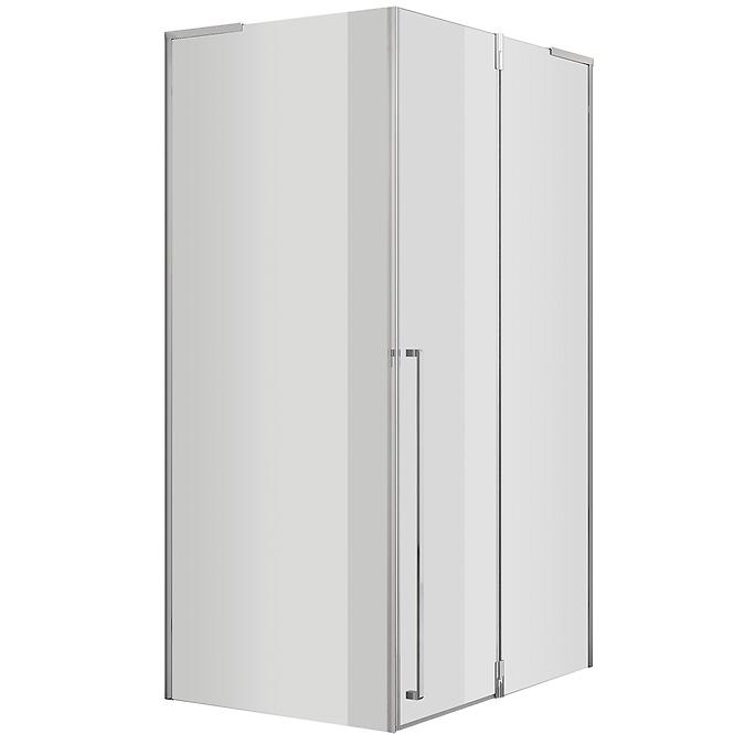 Sprchový kút Bravo 100x80x195 chróm