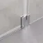 Sprchový kút Bravo 100x80x195 chróm,4