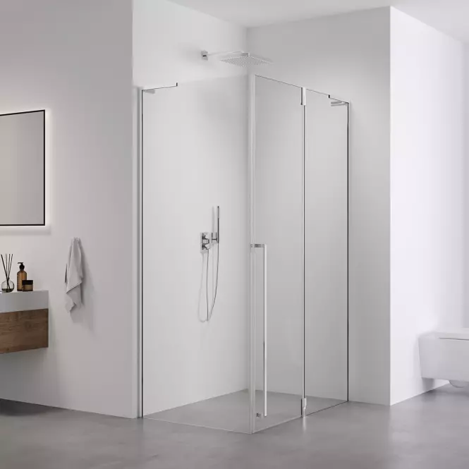 Sprchový kút Bravo 100x80x195 chróm
