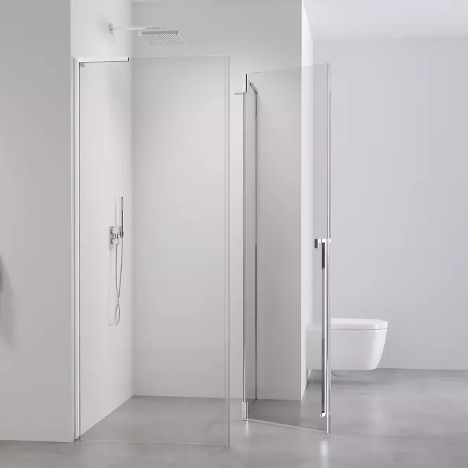 Sprchový kút Bravo 100x80x195 chróm