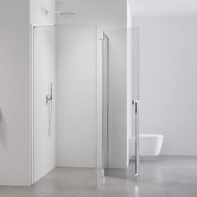 Sprchový kút Bravo 100x80x195 chróm,7