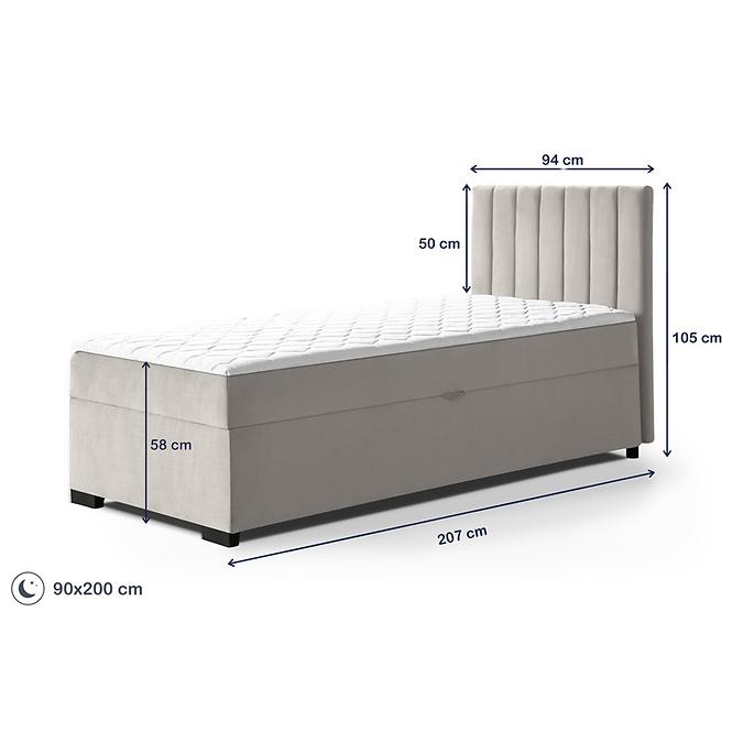 Posteľ Eryk 90x200 Mono 232