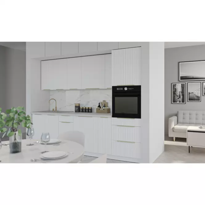 Kuchynská Skrinka Tuluza 30G-72 1F biely mat lamel,6