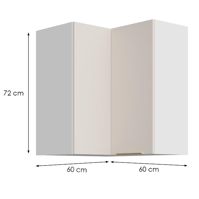 Kuchynská Skrinka Nicea 60x60 GN-72 2F (90°) pieskovo béžová