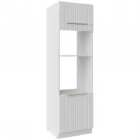 Kuchynská Skrinka Tuluza 60DPM-210 2F biely mat lamel