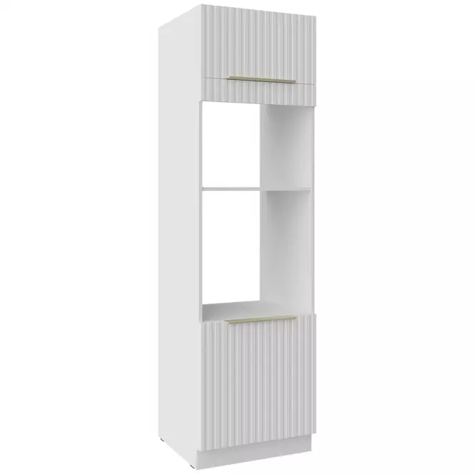 Kuchynská Skrinka Tuluza 60DPM-210 2F biely mat lamel