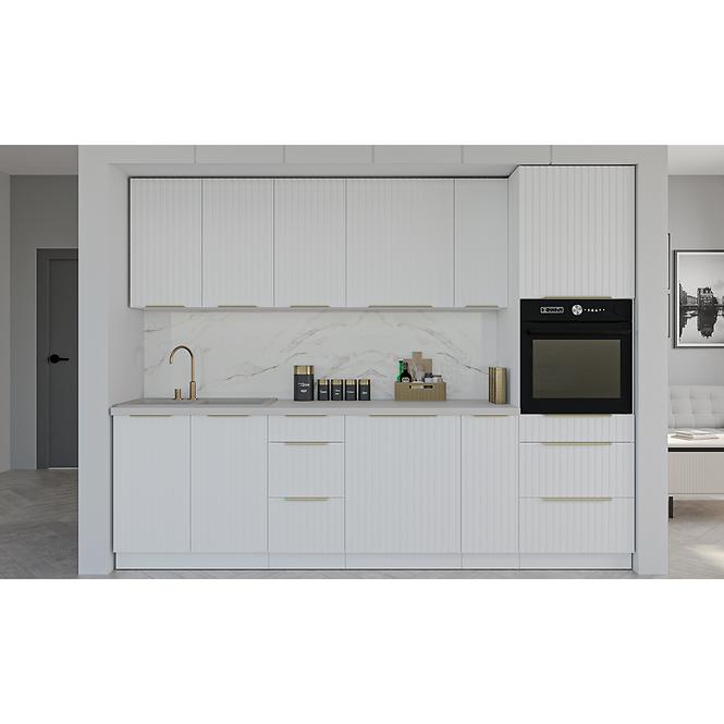 Kuchynská Skrinka Tuluza 60DPM-210 2F biely mat lamel