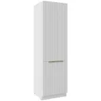 Kuchynská Skrinka Tuluza 60DK-210 2F biely mat lamel