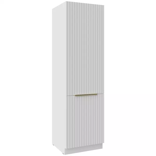 Kuchynská Skrinka Tuluza 60DK-210 2F biely mat lamel