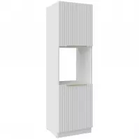 Kuchynská Skrinka Tuluza 60DP-210 2F biely mat lamel