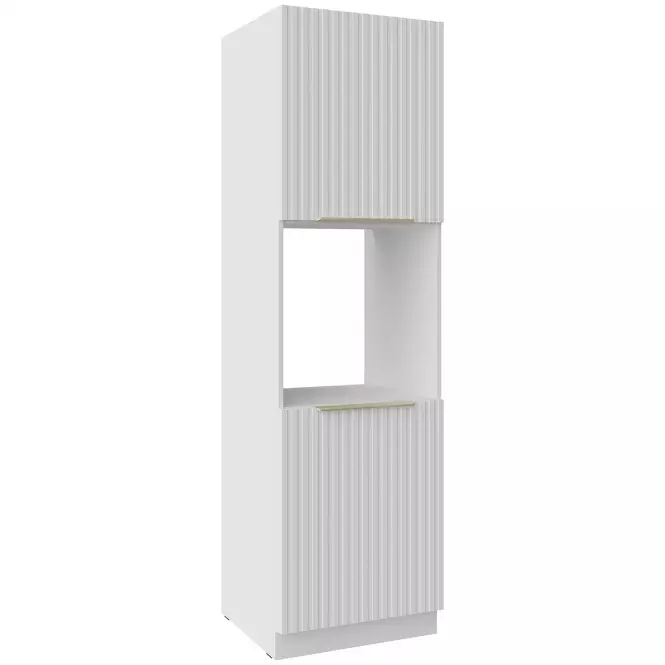 Kuchynská Skrinka Tuluza 60DP-210 2F biely mat lamel