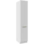 Kuchynská Skrinka Tuluza 40DK-210 2F biely mat lamel