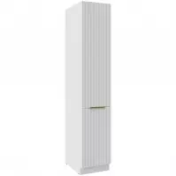 Kuchynská Skrinka Tuluza 40DK-210 2F biely mat lamel