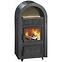 Oceľová pec Etna black 9 kW