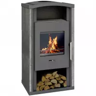 Oceľová pec Gron gray 6 kW