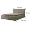 Posteľ Inez 140x200 Lincoln 37,4