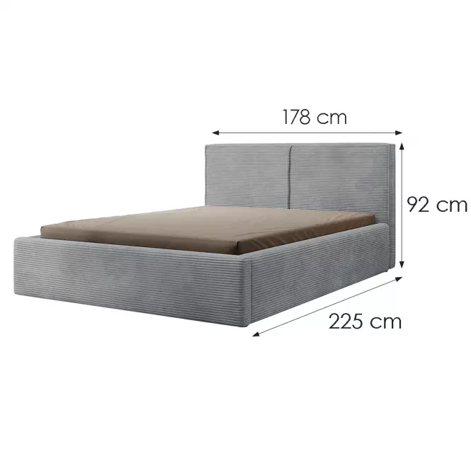 Posteľ Inez 160x200 Lincoln 85