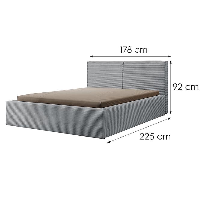 Posteľ Inez 160x200 Lincoln 85