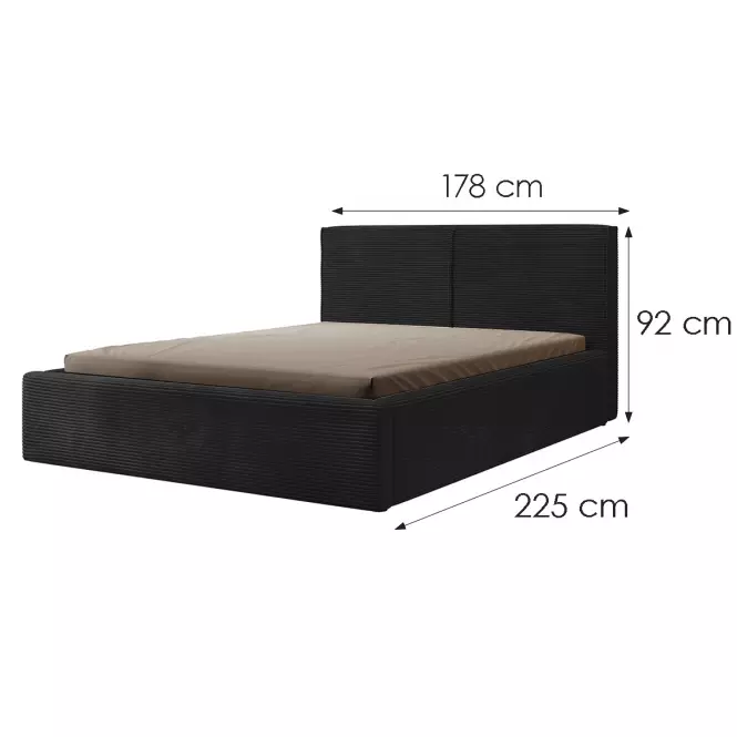 Posteľ Inez 160x200 Lincoln 100