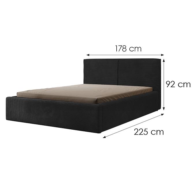 Posteľ Inez 160x200 Lincoln 100