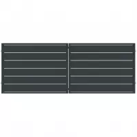 Brána Novara 400x150 ZN RAL7024 mat