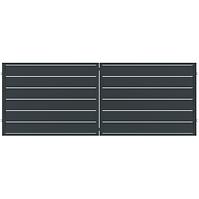 Brána Novara 400x150 ZN RAL7024 mat