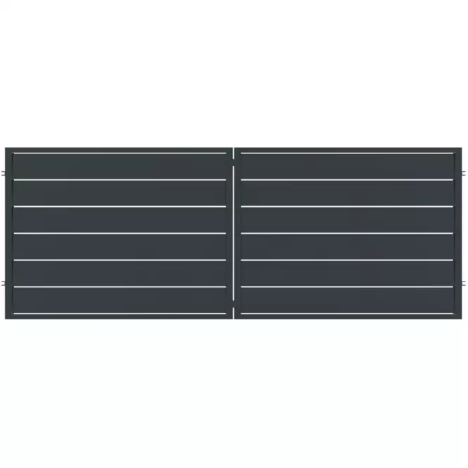 Brána Novara 400x150 ZN RAL7024 mat