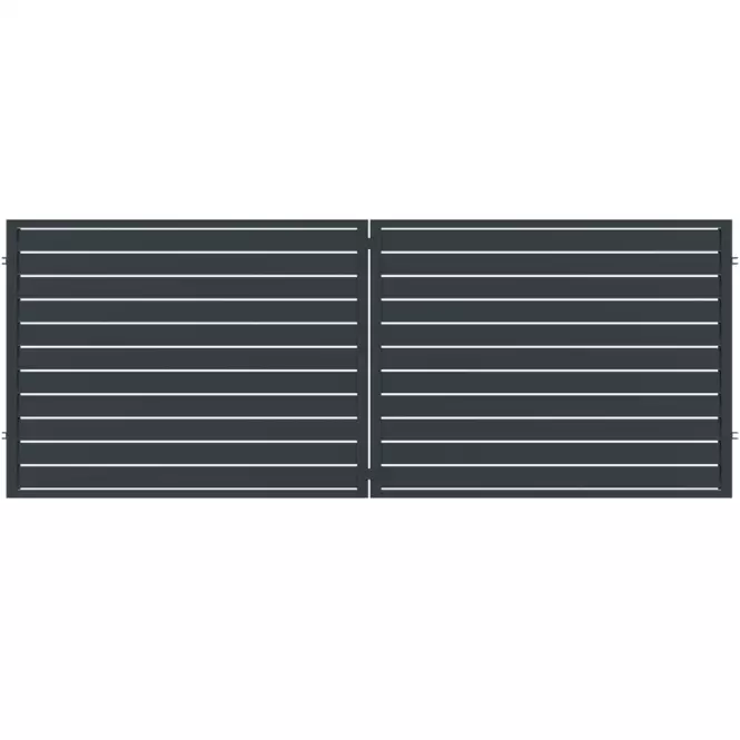 Brána Salerno 400x150 ZN RAL7024 mat