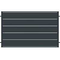 Plotové pole Novara 2x1,20 ZN RAL7024 mat