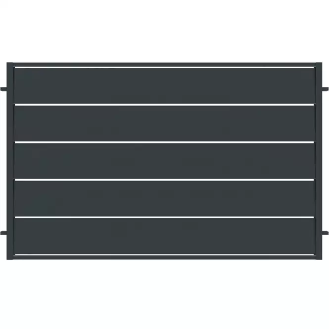 Plotové pole Novara 2x1,20 ZN RAL7024 mat