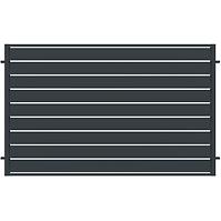 Plotové pole Salerno 2x1,20 ZN RAL7024 mat