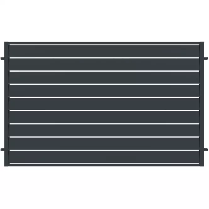Plotové pole Salerno 2x1,20 ZN RAL7024 mat
