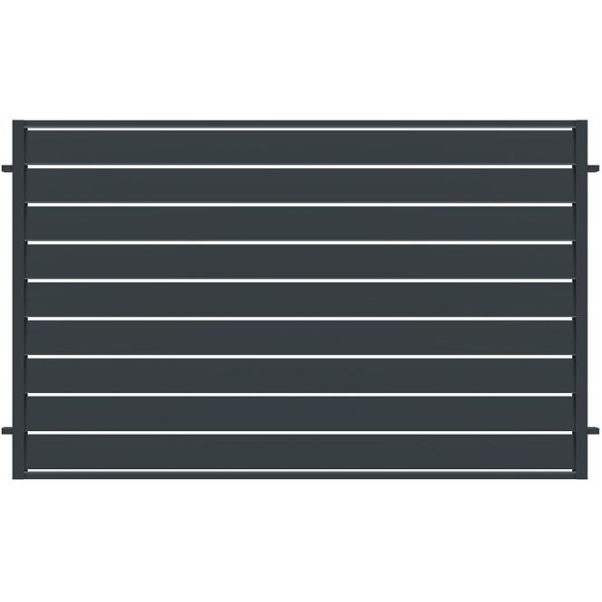 Plotové pole Salerno 2x1,20 ZN RAL7024 mat