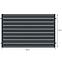 Plotové pole Salerno 2x1,20 ZN RAL7024 mat,2