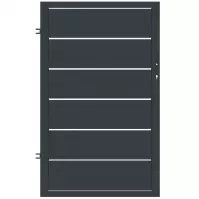 Bránka Novara ľavá 90x150 ZN RAL7024 mat