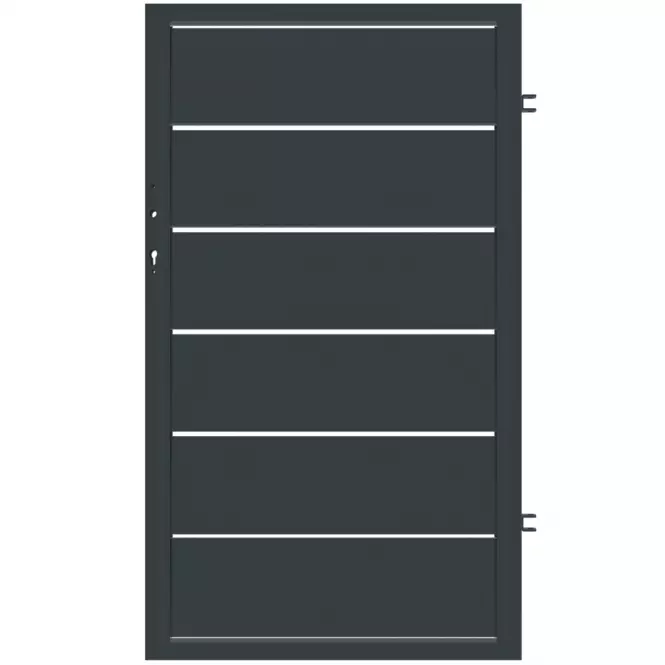 Bránka Novara pravá 90x150 ZN RAL7024 mat