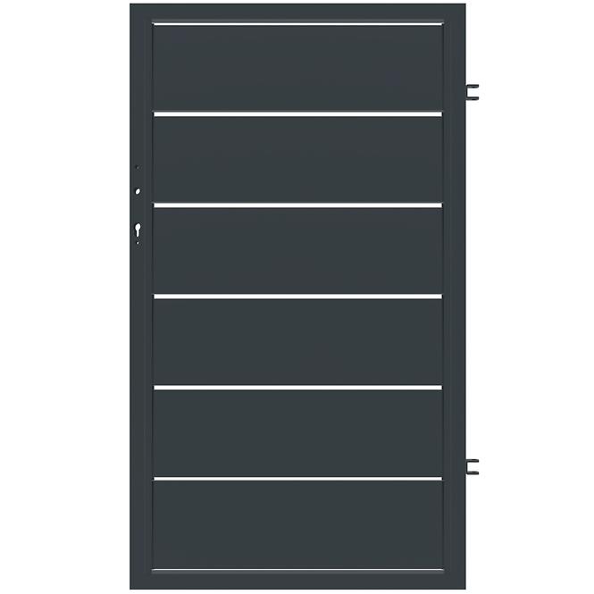 Bránka Novara pravá 90x150 ZN RAL7024 mat
