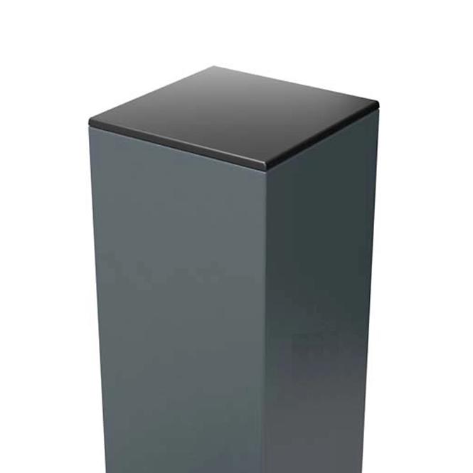 Hladký stĺp Salerno/Novara 10x10x220 RAL7024 mat