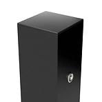 Bránový stĺp Genua 10x10x220 RAL9005 mat
