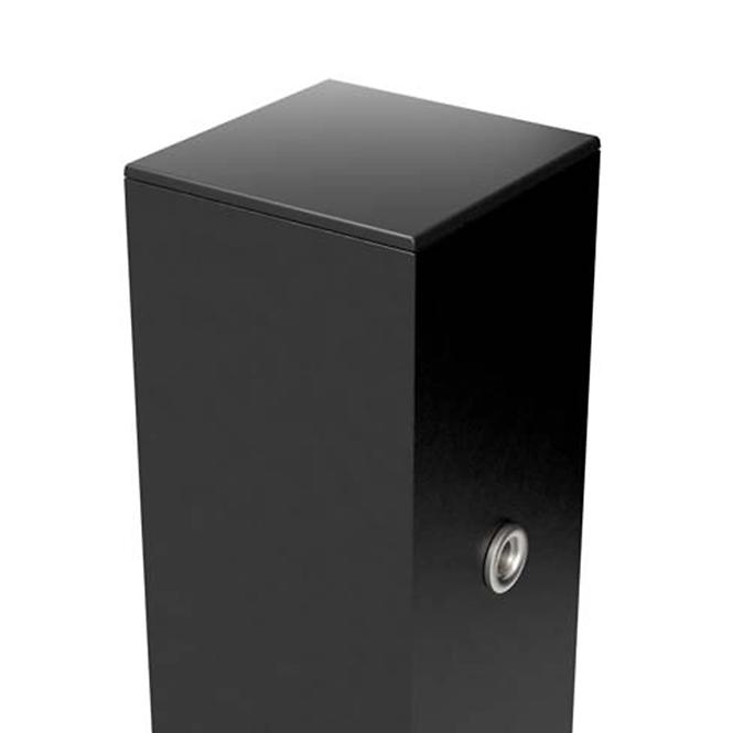 Bránový stĺp Genua 10x10x220 RAL9005 mat