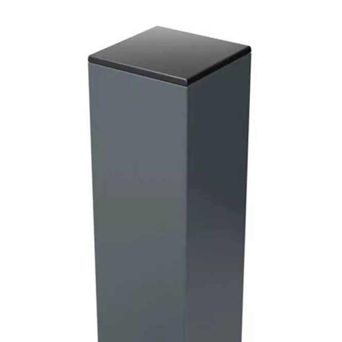 Plotový stĺp Salerno/Novara 7x7x220 RAL7024 mat