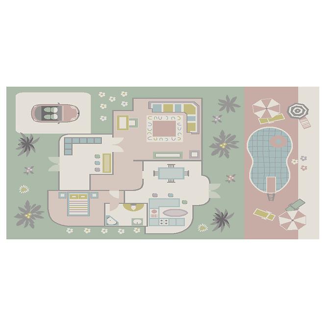 Koberec Frisee Bond Kids 0,8/1,5 40334 240 zelená         ,2