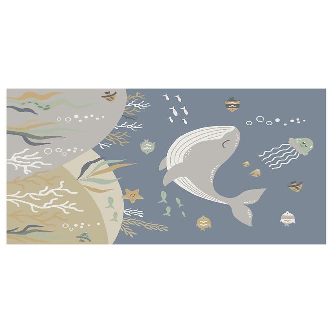 Koberec Frisee Bond Kids 1,4/2,0 40331 630 modrá