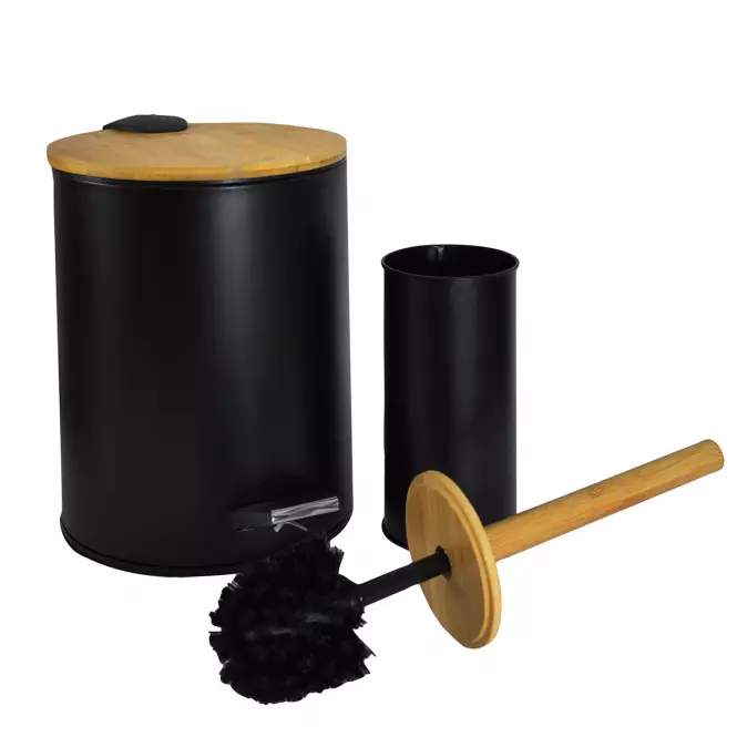 Sada Košov 5l + Kefa Wc Čierna  Wood