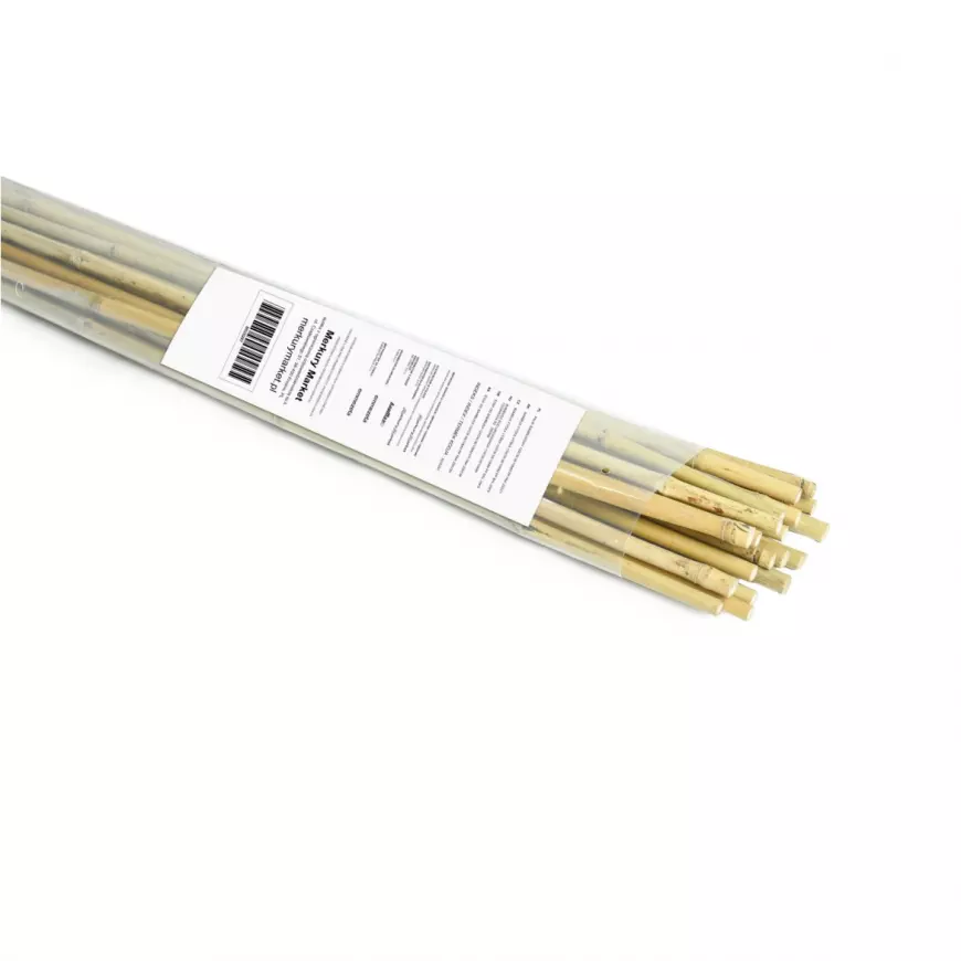 Bambusové kolíky 120 cm 08/10 mm 25 ks